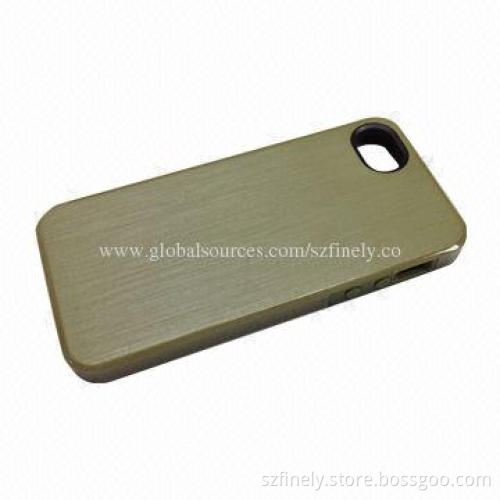 PC+TPU case for iPhone 5/5S, 2-in-1 design, brushed effect, lightweight and anti-scratch
